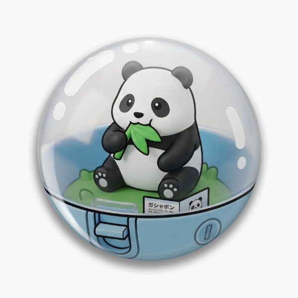 Item preview, Cute Kawaii Giant Panda Bamboo Gashapon - Japanese Capsule Art-#serie 1 designed and sold by JeanChiale.