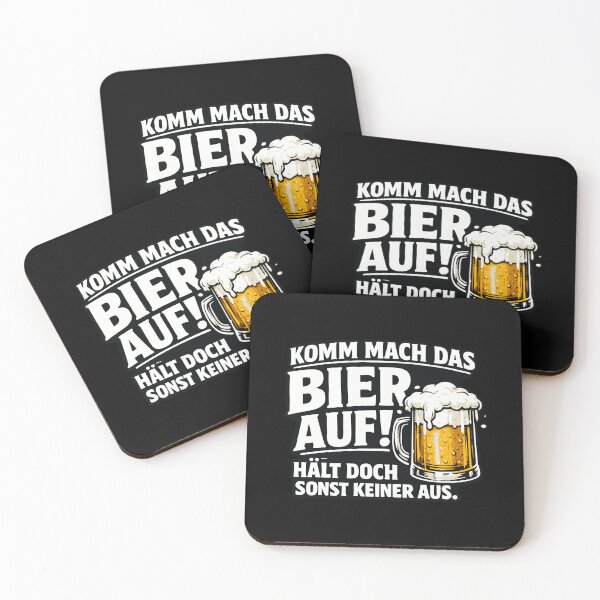 Artikelvorschau, Komm Mach Das Bier Auf Bier Spruch entworfen und verkauft von Loona97.