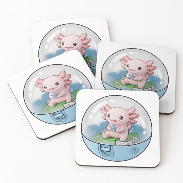 Item preview, Cute Kawaii Axolotl Gashapon - Japanese Capsule Water Drop Art-#serie 1 designed and sold by JeanChiale.