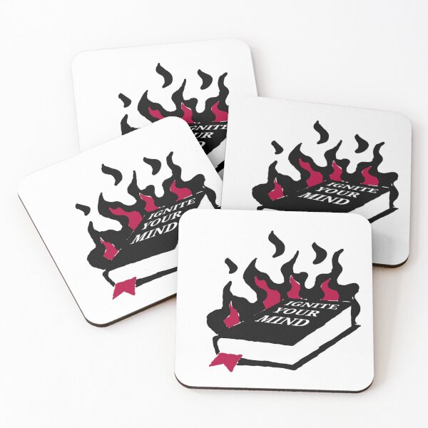 Item preview, Ignite Your Mind - Flaming Book designed and sold by Oddthentic.