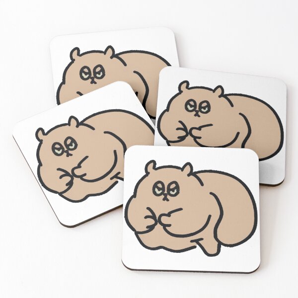 Item preview, Grumpy Chubby Hamster Cute Doodle designed and sold by Mystic & Celestial Art.
