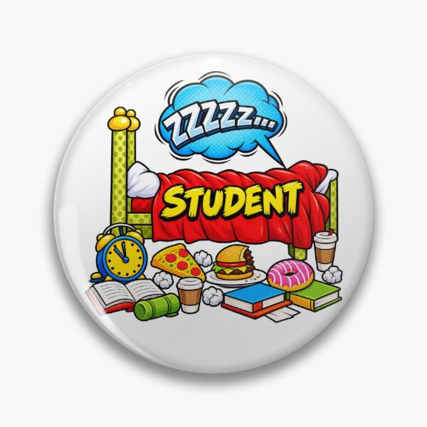 Item preview, Student Life: The Art of Oversleeping designed and sold by Yesmalady.