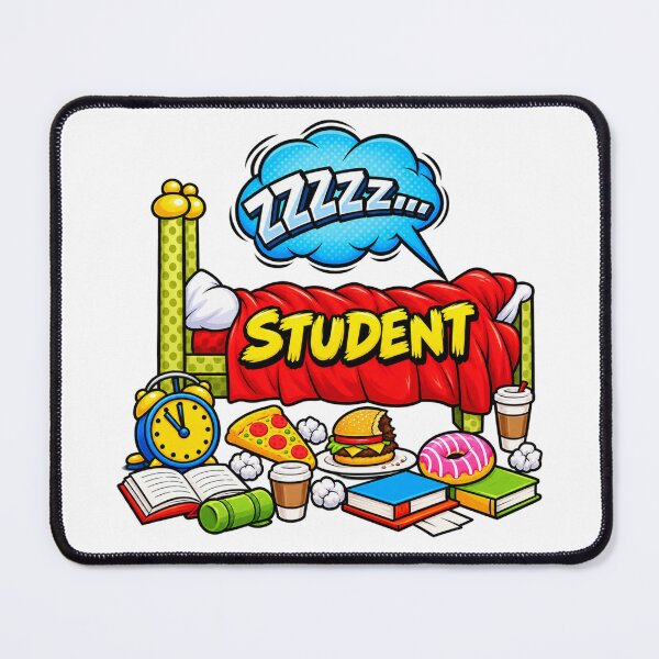 Item preview, Student Life: The Art of Oversleeping designed and sold by Yesmalady.