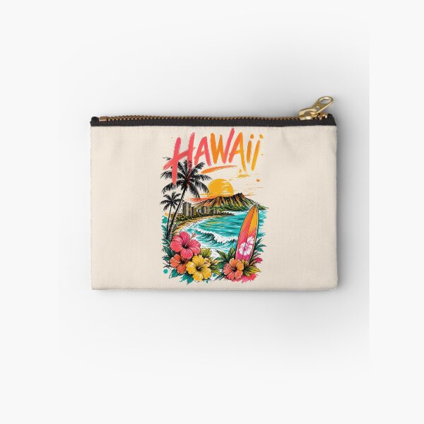 Item preview, Hawaii Tropical Sunset Vintage Island Paradise designed and sold by Rosie's Wildflower Boutique.
