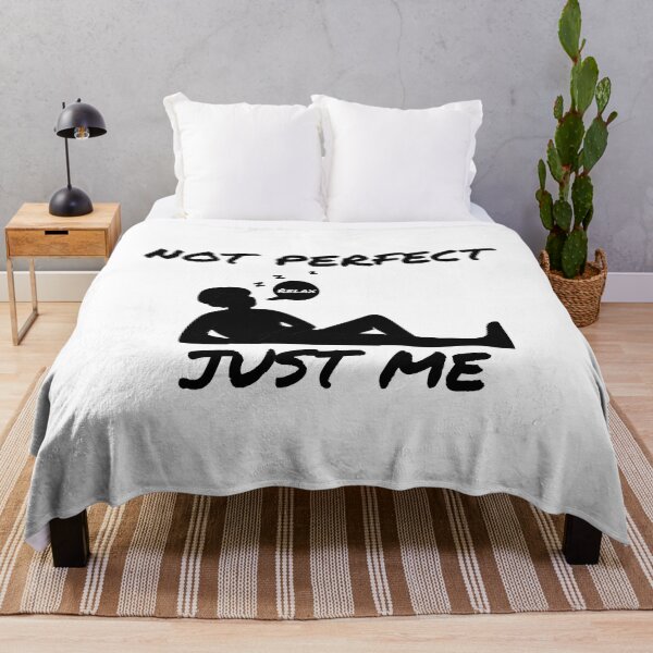 Item preview, Not Perfect Just Me Sleeping Graphic - Funny Lazy Cat Nap Print designed and sold by Rehnair.