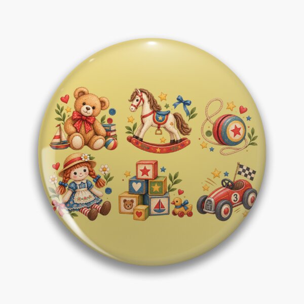 Item preview, Whimsical Vintage Toys designed and sold by JessouArt.