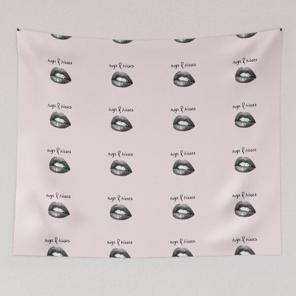 Item preview, hugs and kisses lips art-romantic graphic design designed and sold by stileepensieri.