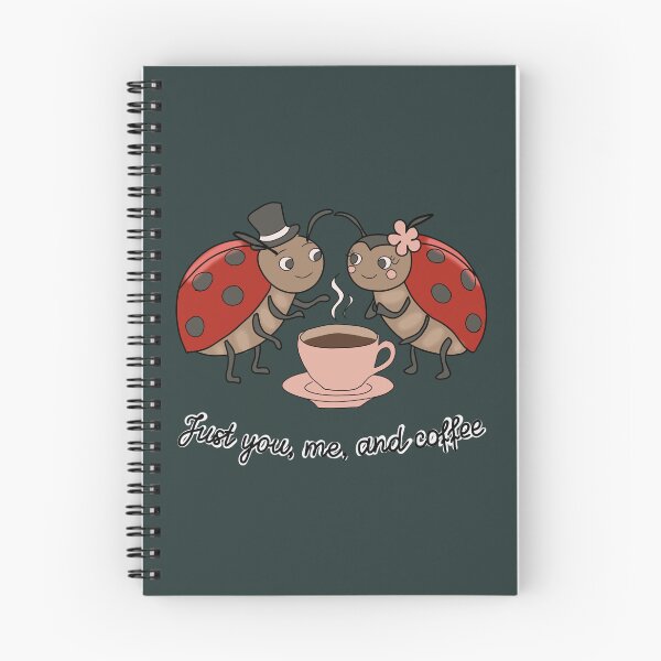 Item preview, Cottagecore Ladybug Couple Coffee Time Just You Me and Coffee designed and sold by LeshanArt.