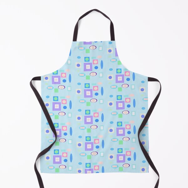Item preview, Colorful Geometric Shapes on Blue designed and sold by Elaine M Hayward .