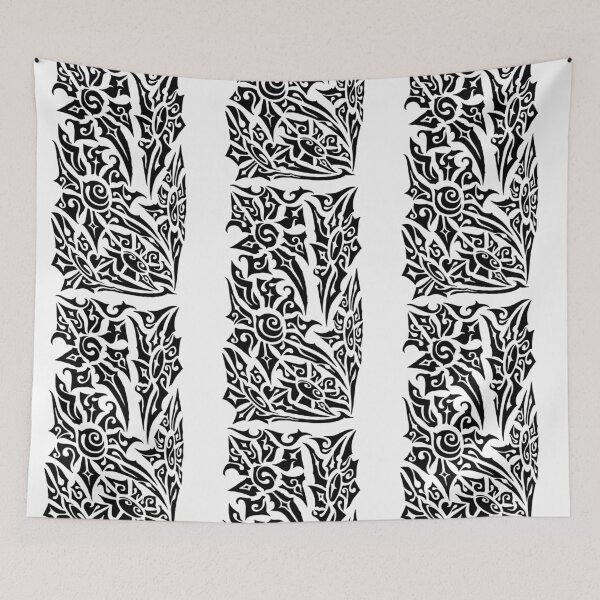 Item preview, Wild Botanical Blackwork designed and sold by JFOdesign.