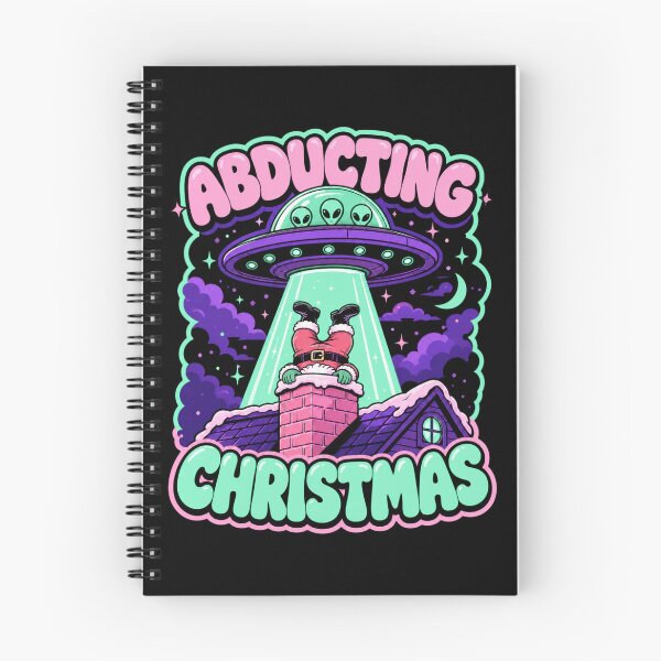 Item preview, Abducting Christmas Alien Funny Tee designed and sold by Design Vibras.