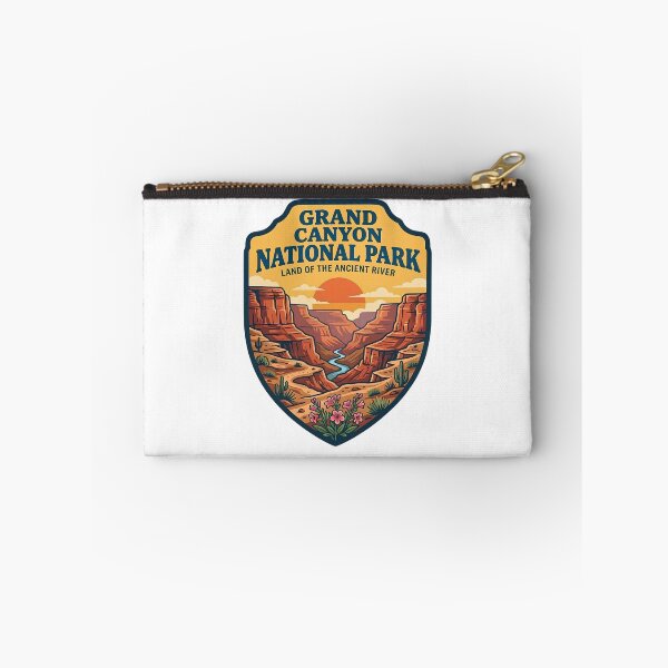 Item preview, Grand Canyon National Park Vintage Shield Colorado River Hiking designed and sold by LittleArij.