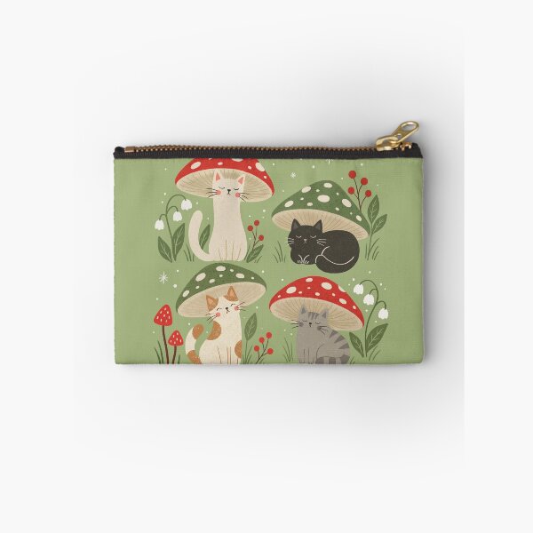 Item preview, Cute Autumn Mushroom Cats designed and sold by OHBOY! Handmade.