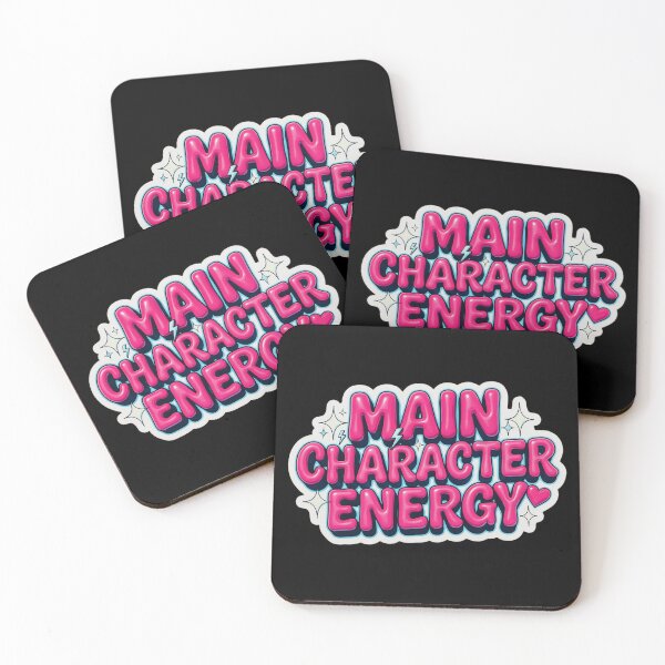 Item preview,  Main Character Energy Y2K Bubble Letter Sticker designed and sold by Barkashow.
