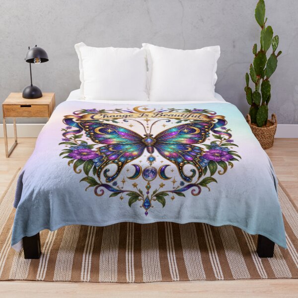 Item preview, Mystic Butterfly Moon Magic – Change Is Beautiful designed and sold by MysticOzzy.