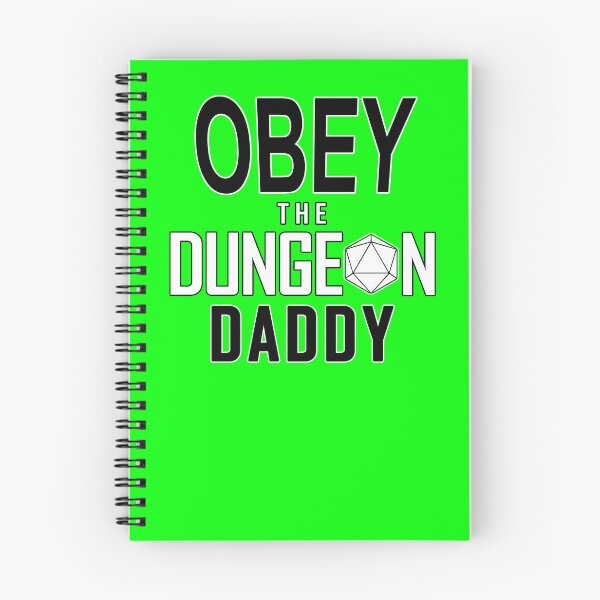 Item preview, Obey the Dungeon Daddy (BLACK & WHITE) designed and sold by Dutcher Designs.