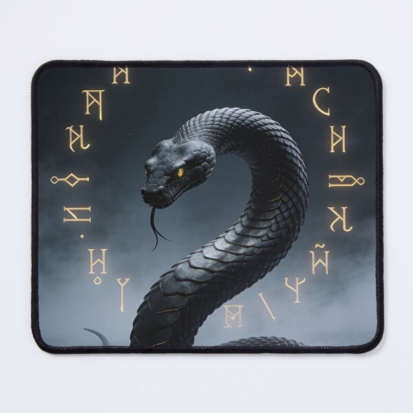 Item preview, Jormungandr World Serpent Norse Mythology Dark Minimalist designed and sold by GodsMonsterss.