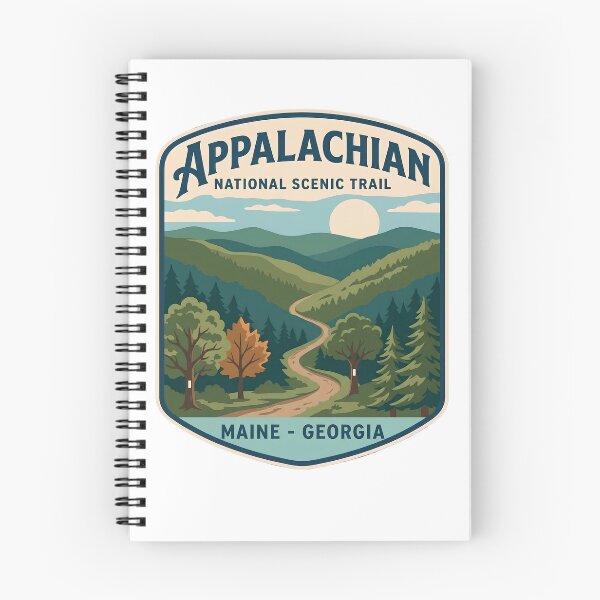 Item preview, Appalachian Trail Vintage Mountain Hiking Badge Maine to Georgia designed and sold by LittleArij.