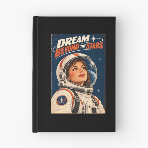 Item preview, Dream Beyond The Stars - Retro Sci-Fi Astronaut Woman designed and sold by Quantum Fashion.
