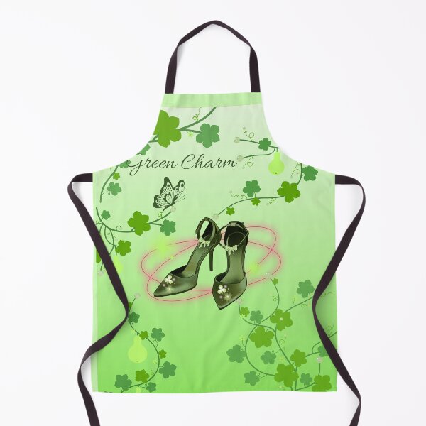 Item preview, Green Charm High Heels Butterfly Clover Vines - Fashion Design designed and sold by Rehnair.