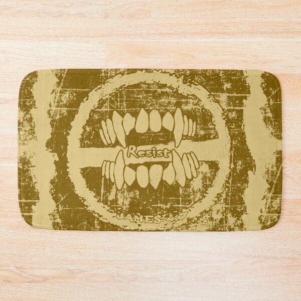 Item preview, Resist The Devil James 4:7 Devil's Tooth Abstract Grunge layout Christian Design | Golden yellow designed and sold by ZechJohnRB.