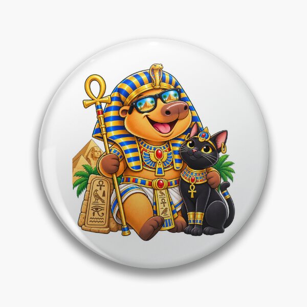 Item preview, Cute Capybara Adventure in Egypt designed and sold by CapybaraTravels.