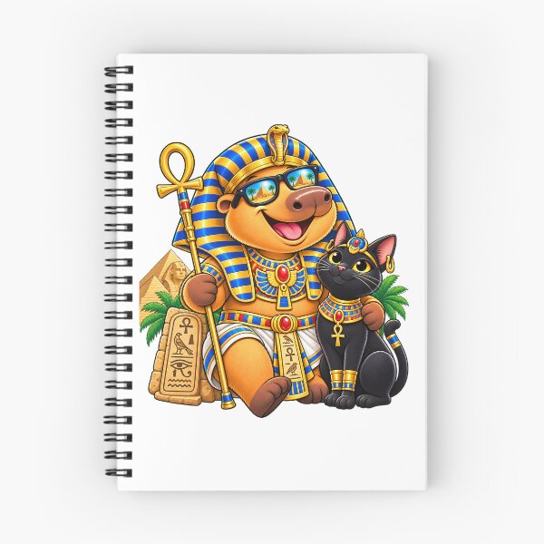Item preview, Cute Capybara Adventure in Egypt designed and sold by CapybaraTravels.
