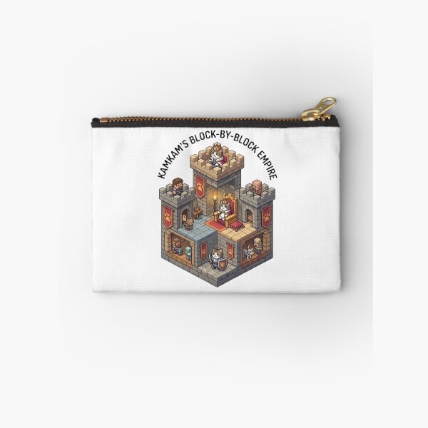 Item preview, KamKam’s Block-By-Block Empire - Pixel Art Royal Cat Castle designed and sold by PetalsPaws.