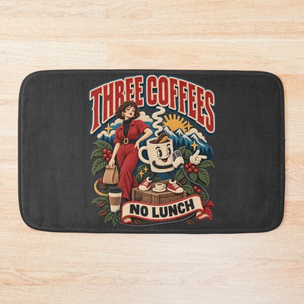 Item preview, Three Coffees No Lunch, Crochet Style Singing Coffee Mascot designed and sold by AmiGraph.