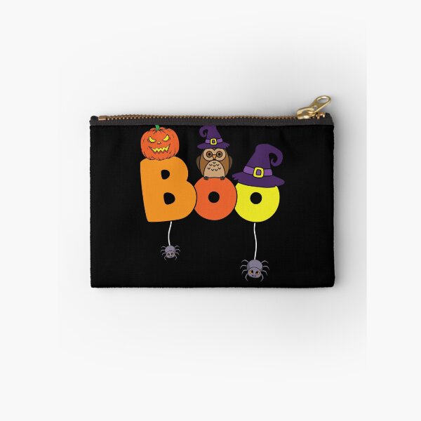 Item preview, Halloween BOO Pumpkin Owl Witch Typography designed and sold by Uglyandcute.