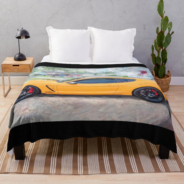 Item preview, 2020 Ford Shelby Mustang GT350 Twister Orange Muscle Car 3/4 Profile Art designed and sold by RichFrancoCars.