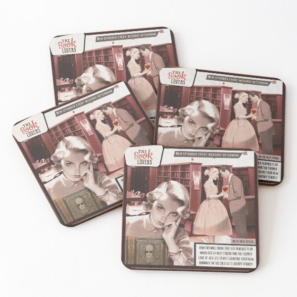 Item preview, Library Revenge Drama Vintage Soap Opera Art designed and sold by AKateWillett.