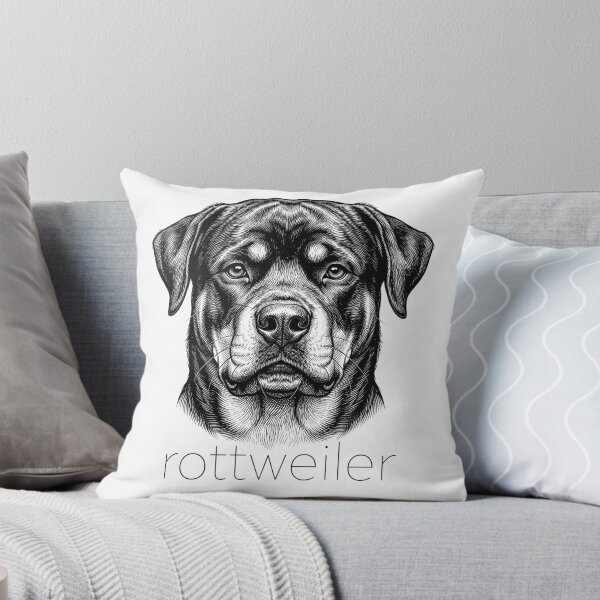 Item preview, Rottweiler Portrait Illustration designed and sold by SUP-R-Ts.