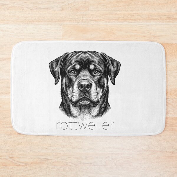 Item preview, Rottweiler Portrait Illustration designed and sold by SUP-R-Ts.