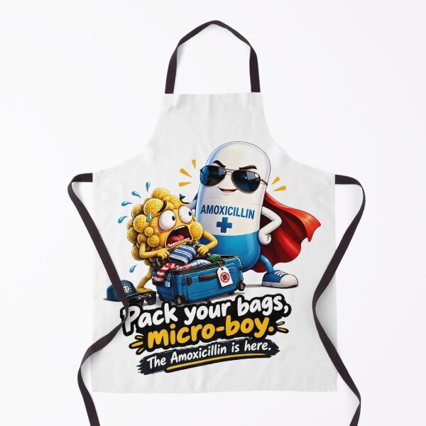 Item preview, Pack Your Bags Micro Boy Amoxicillin Hero  designed and sold by Surviving Monday Club.