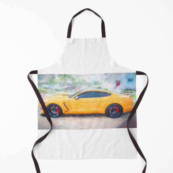 Item preview,  2020 Ford Shelby Mustang GT350 Twister Orange Muscle Car 3/4 Profile Art designed and sold by RichFrancoCars.