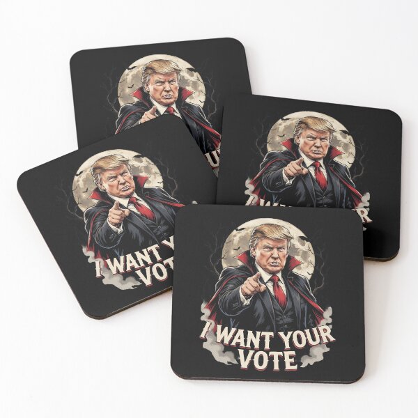 Item preview, Sinister Trump Vampire I Want Your Vote Scary Spooky Halloween designed and sold by Fitswear.
