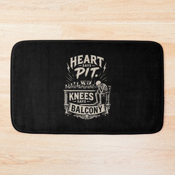 Item preview, Heart Says Pit Knees Says Balcony concert humor designed and sold by FeverVoid.
