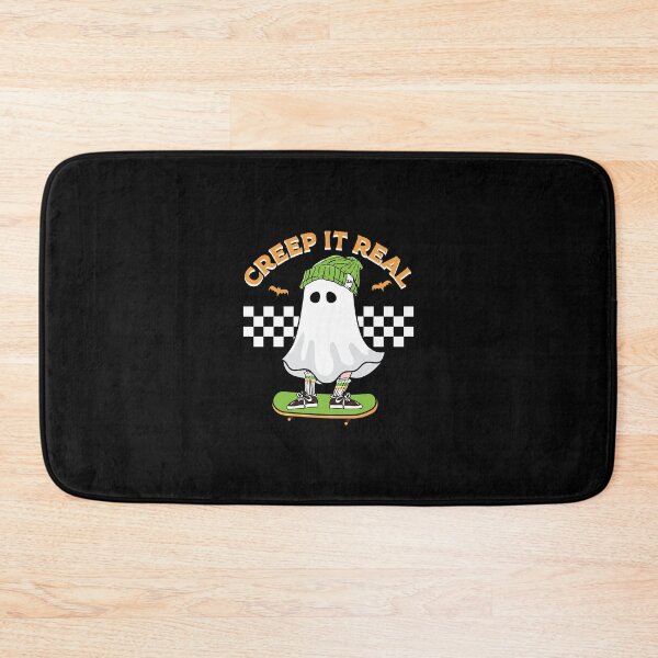 Item preview, Creep It Real Ghost Skateboarding Funny Halloween Kids Design designed and sold by Uglyandcute.
