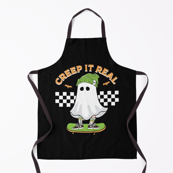 Item preview, Creep It Real Ghost Skateboarding Funny Halloween Kids Design designed and sold by Uglyandcute.