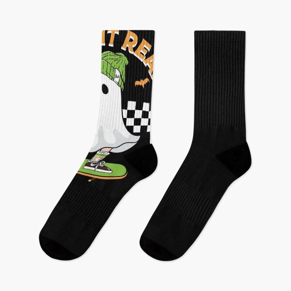 Item preview, Creep It Real Ghost Skateboarding Funny Halloween Kids Design designed and sold by Uglyandcute.