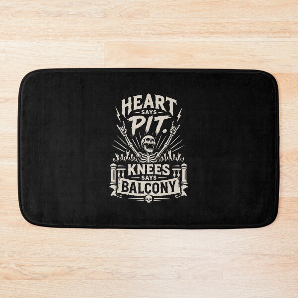 Item preview, Heart Says Pit Knees Says Balcony concert humor designed and sold by FeverVoid.