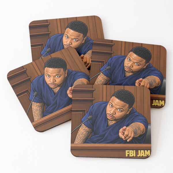 Item preview, FBI JAM Courtroom Pointing Reaction Character Illustration designed and sold by SeriouslyArtistical.