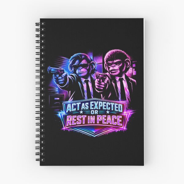 Item preview, Neon Cyberpunk Monkey Duo – Action Attitude Design designed and sold by Cabrasco.