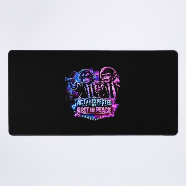 Item preview, Neon Cyberpunk Monkey Duo – Action Attitude Design designed and sold by Cabrasco.