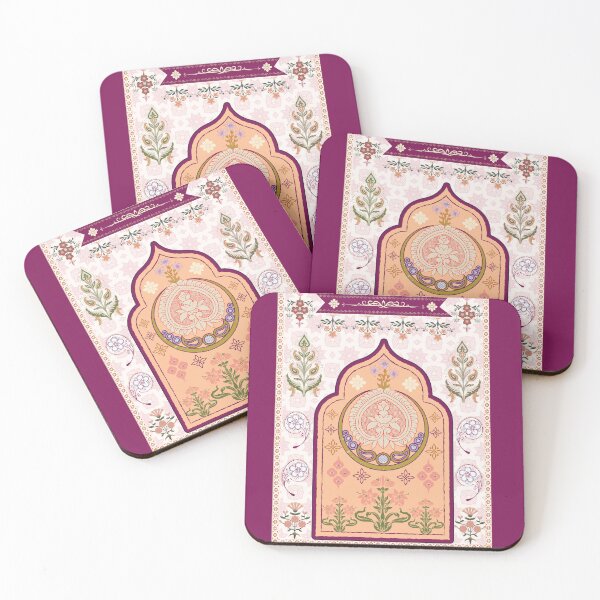 Item preview, Vintage Indian Arch Paisley Cream - Traditional Mughal Arch Tapestry Print designed and sold by Rehnair.