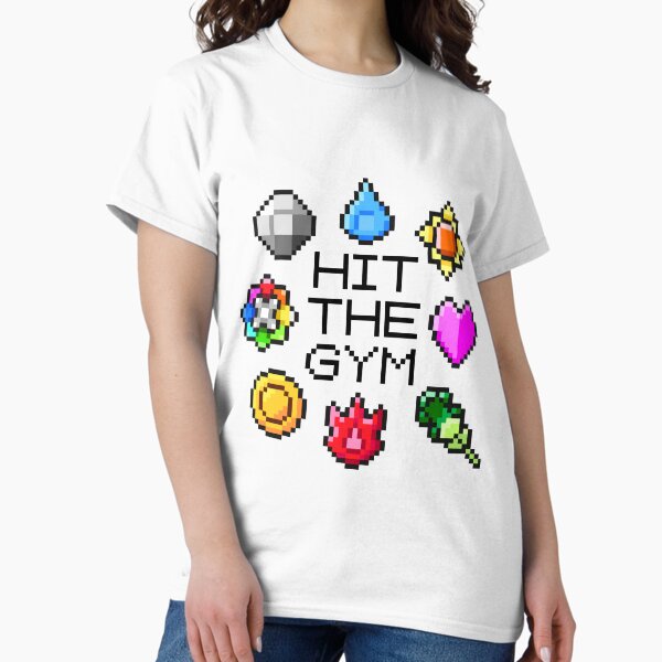 Item preview, "Hit The Gym" Indigo League Badges designed and sold by Noodge.