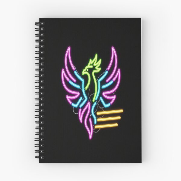 Item preview, Neon Phoenix Cyberpunk Bird - Glowing Aesthetic Art designed and sold by Breezes-of-Ida.