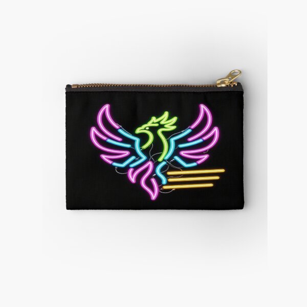 Item preview, Neon Phoenix Cyberpunk Bird - Glowing Aesthetic Art designed and sold by Breezes-of-Ida.
