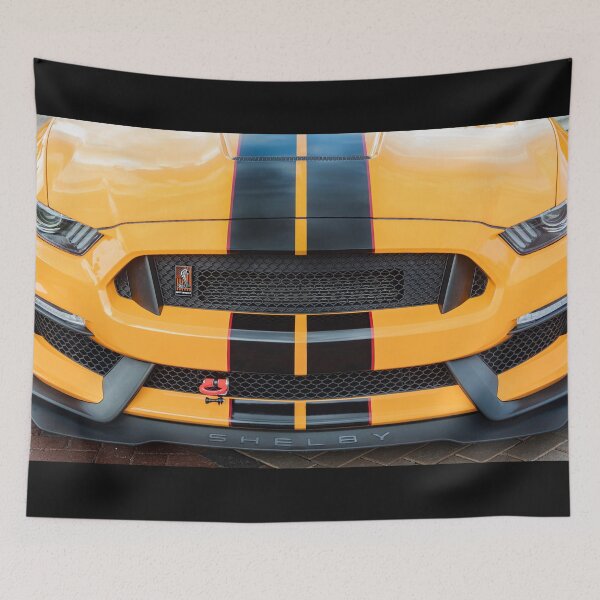 Item preview,  2020 Ford Shelby Mustang GT350 Twister Orange Muscle Car 3/4 Profile Art designed and sold by RichFrancoCars.